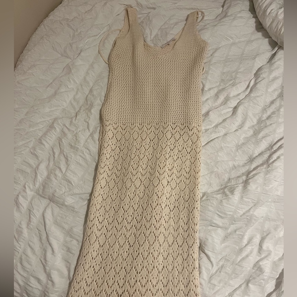 OLIVIA CEOUS Knit Cover Up Maxi Dress